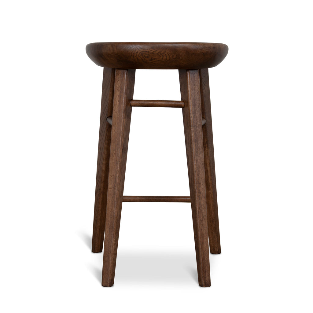 67.5cm Amalfi Bar Stool - Walnut Stain