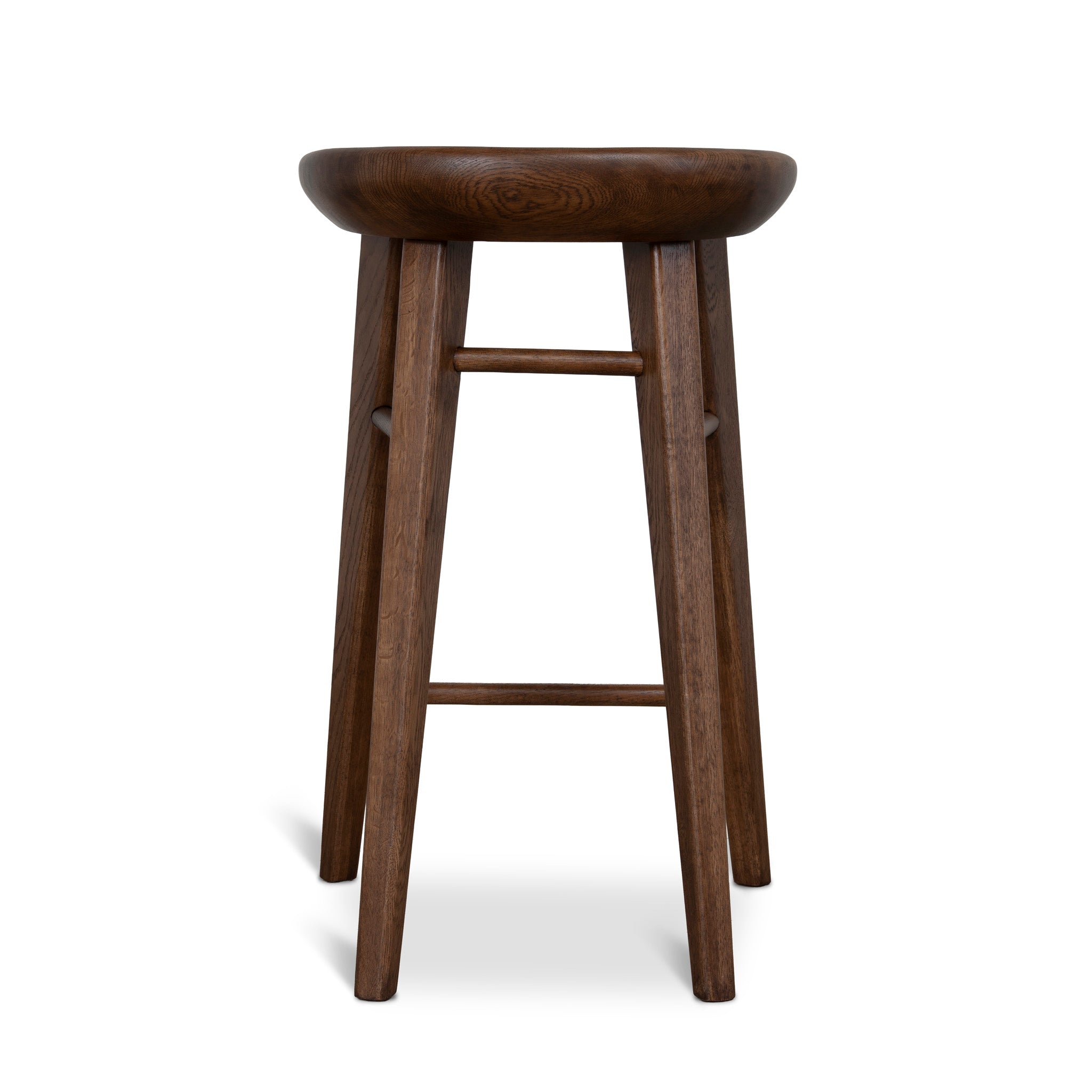 67.5cm Amalfi Bar Stool - Walnut Stain
