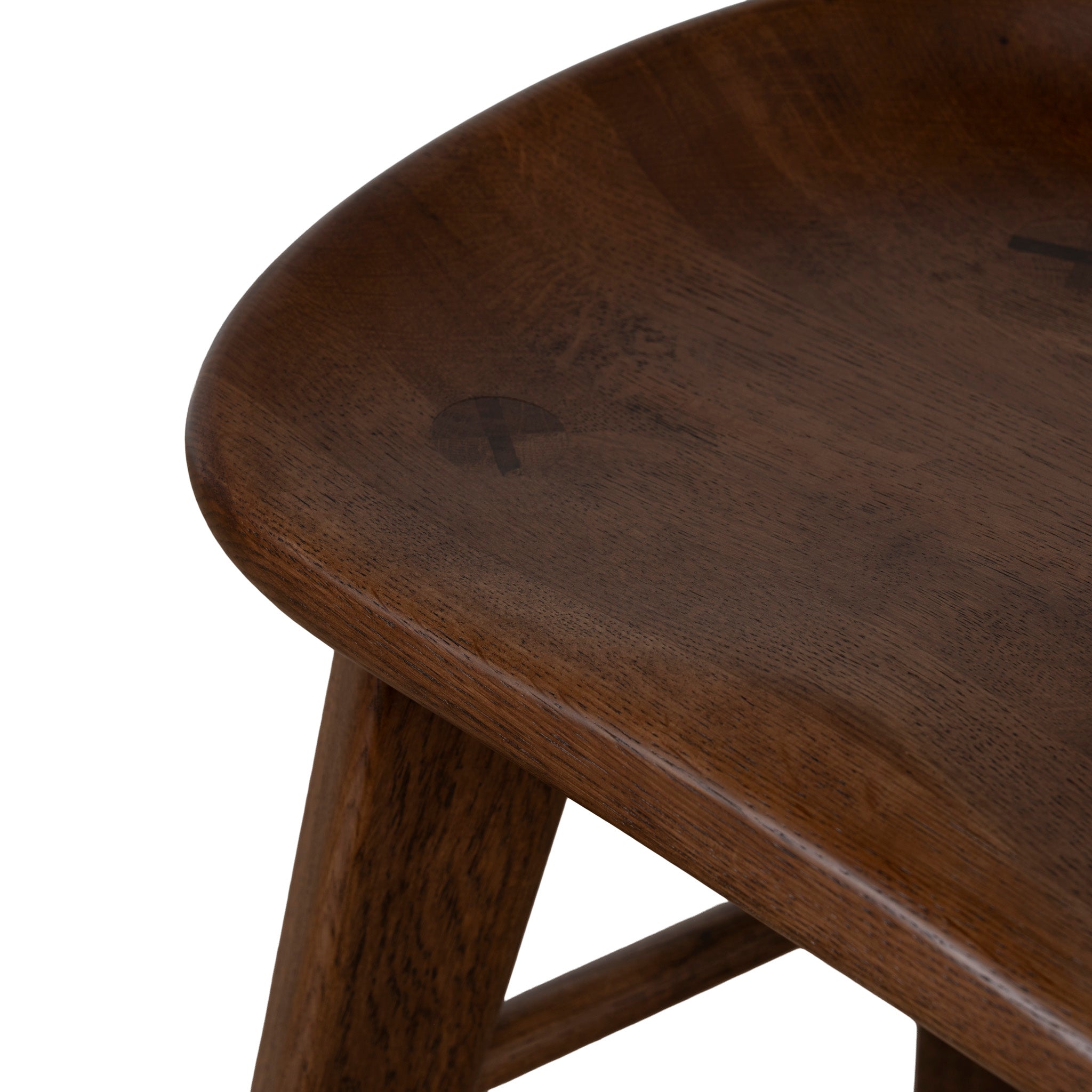 67.5cm Amalfi Bar Stool - Walnut Stain