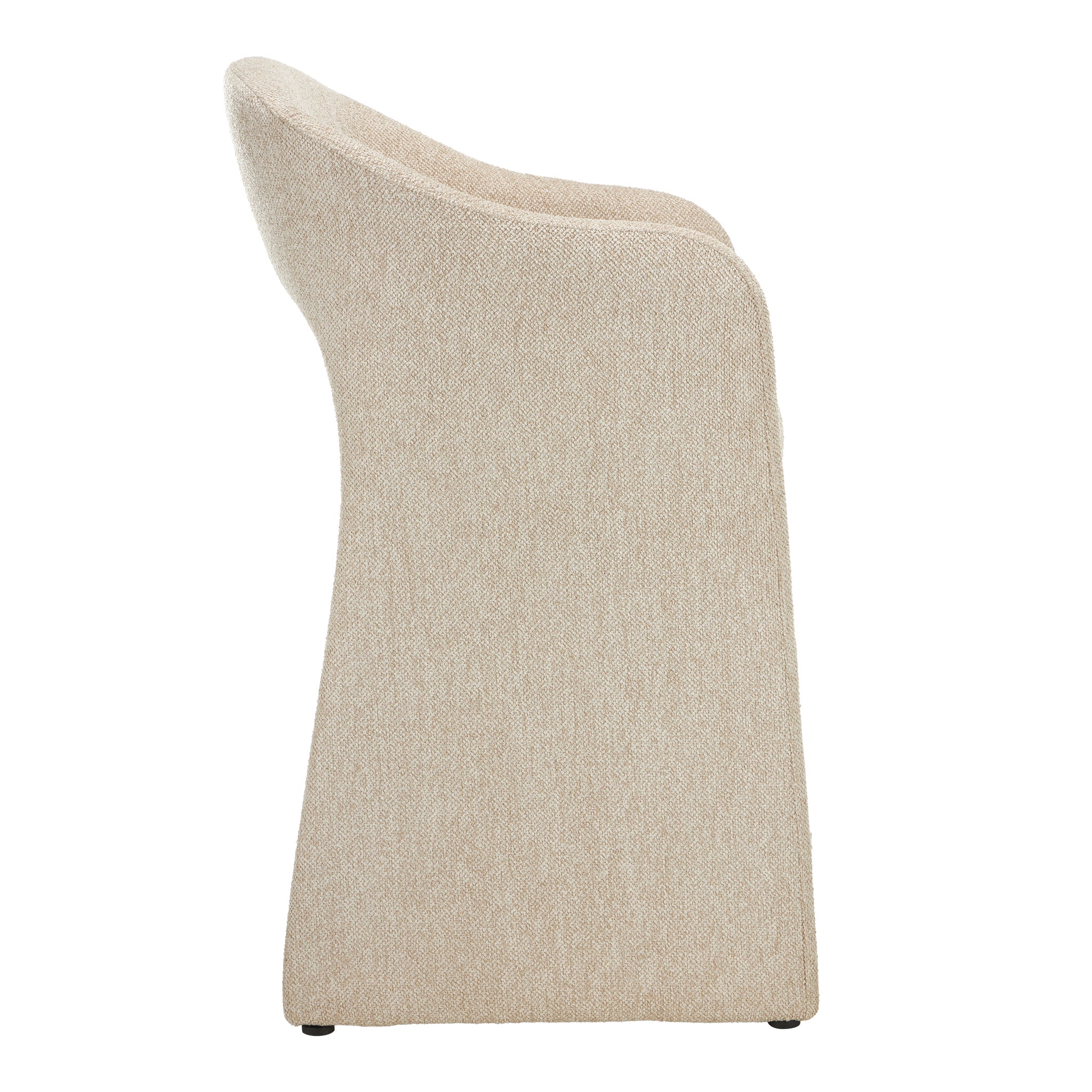 65cm Fabric Amalfi Bar Stool - Cobble Beige (Set of 2)