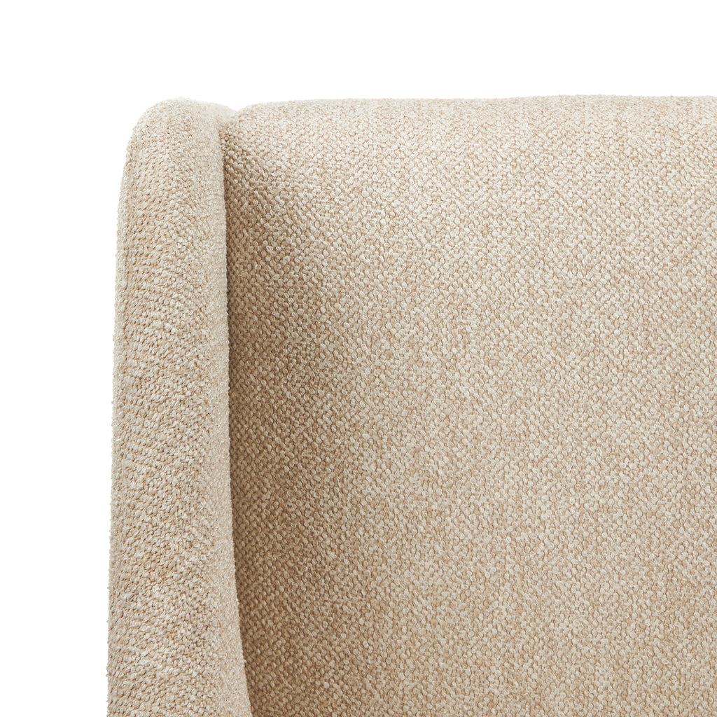 65cm Fabric Amalfi Bar Stool - Cobble Beige (Set of 2)