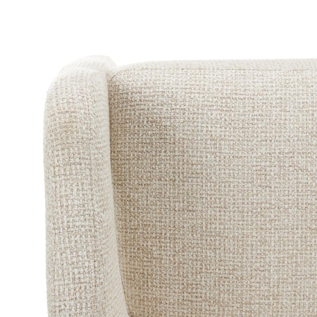 66cm Fabric Amalfi Bar Stool - Verona Ivory (Set of 2)