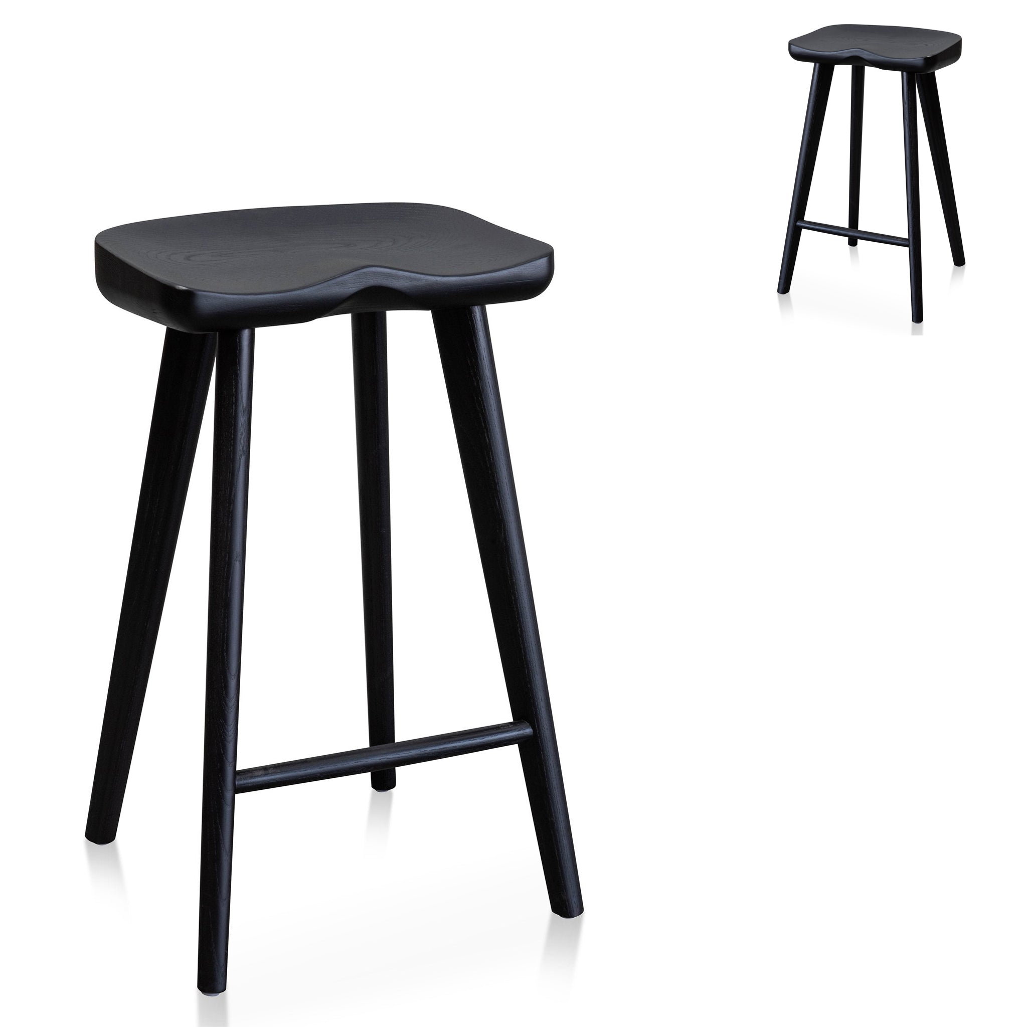 Amalfi Bar Stool - Black (Set of 2)