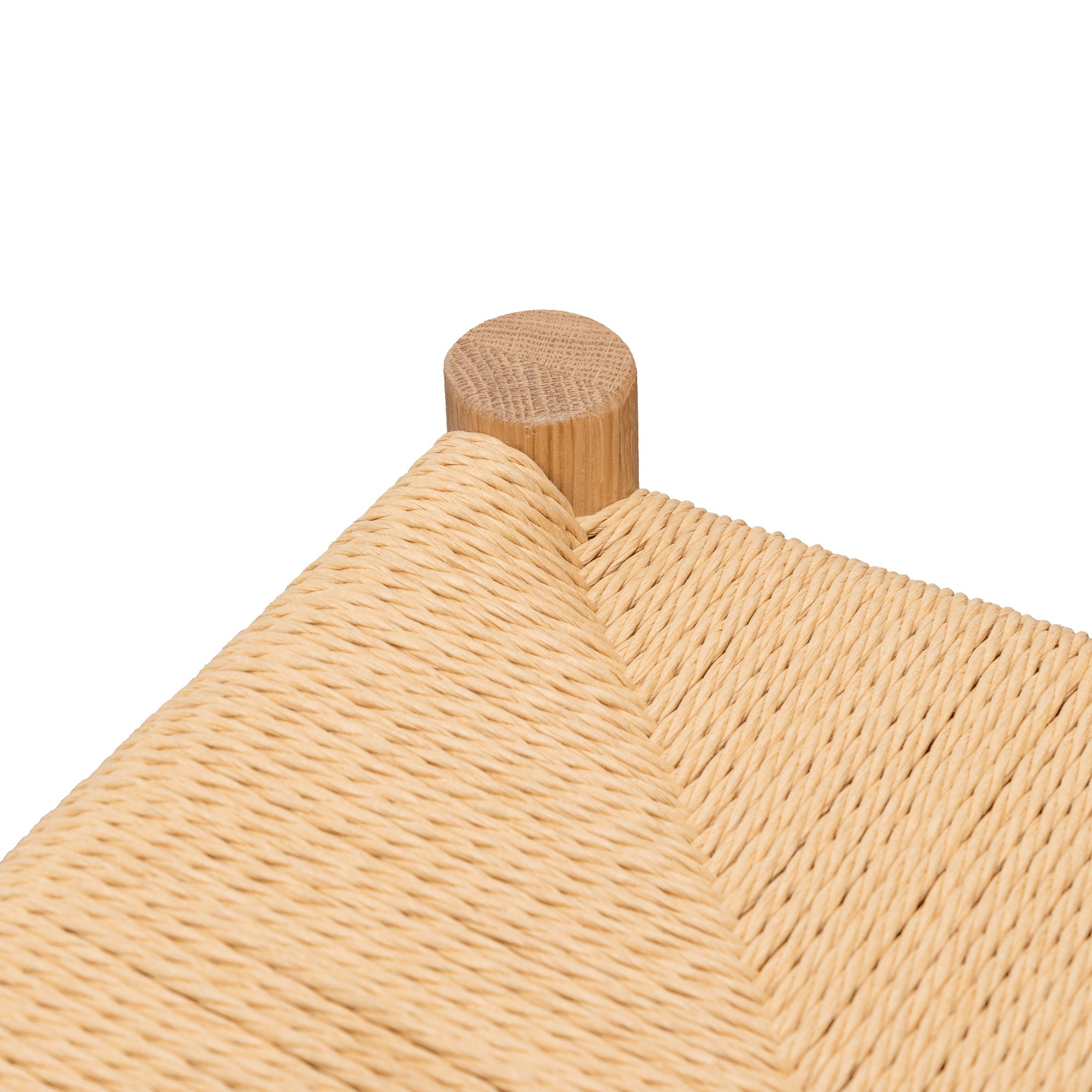 65cm Oak Amalfi Bar Stool - Natural