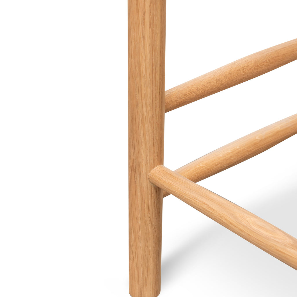 65cm Oak Amalfi Bar Stool - Natural