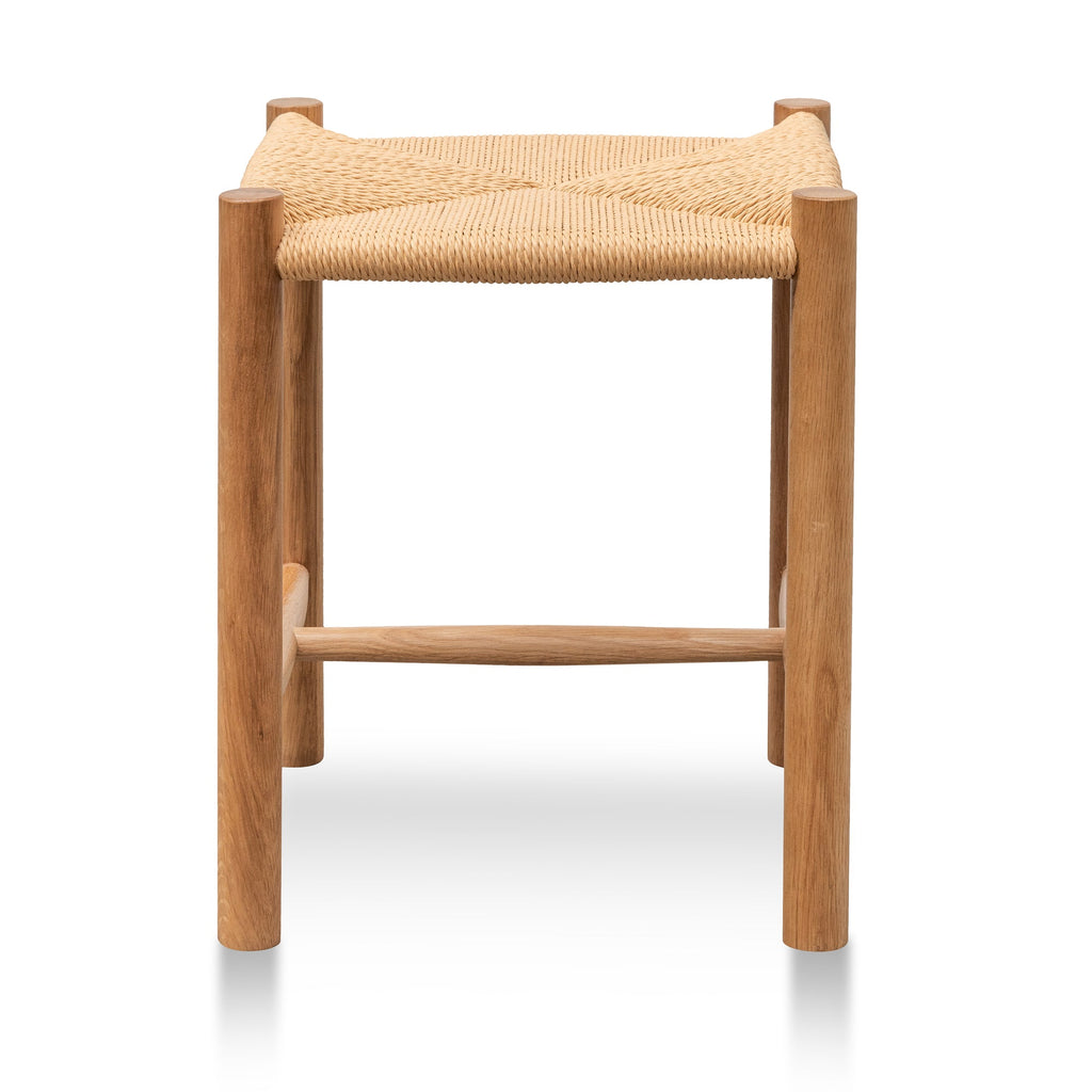 Oak Amalfi Low Stool - Natural