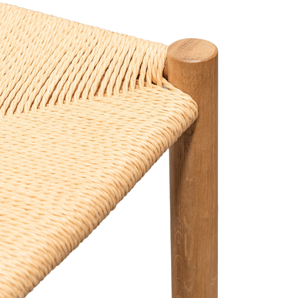 Oak Amalfi Low Stool - Natural