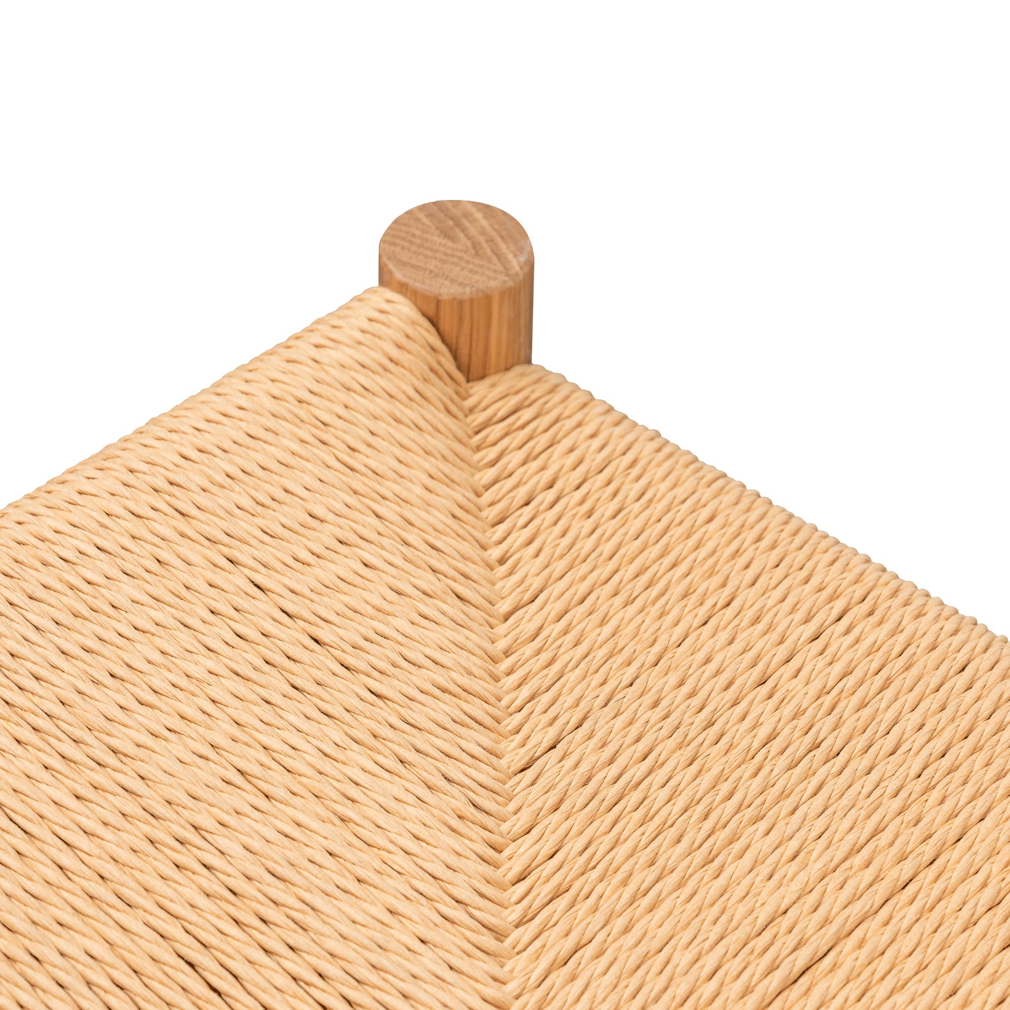 Oak Amalfi Low Stool - Natural