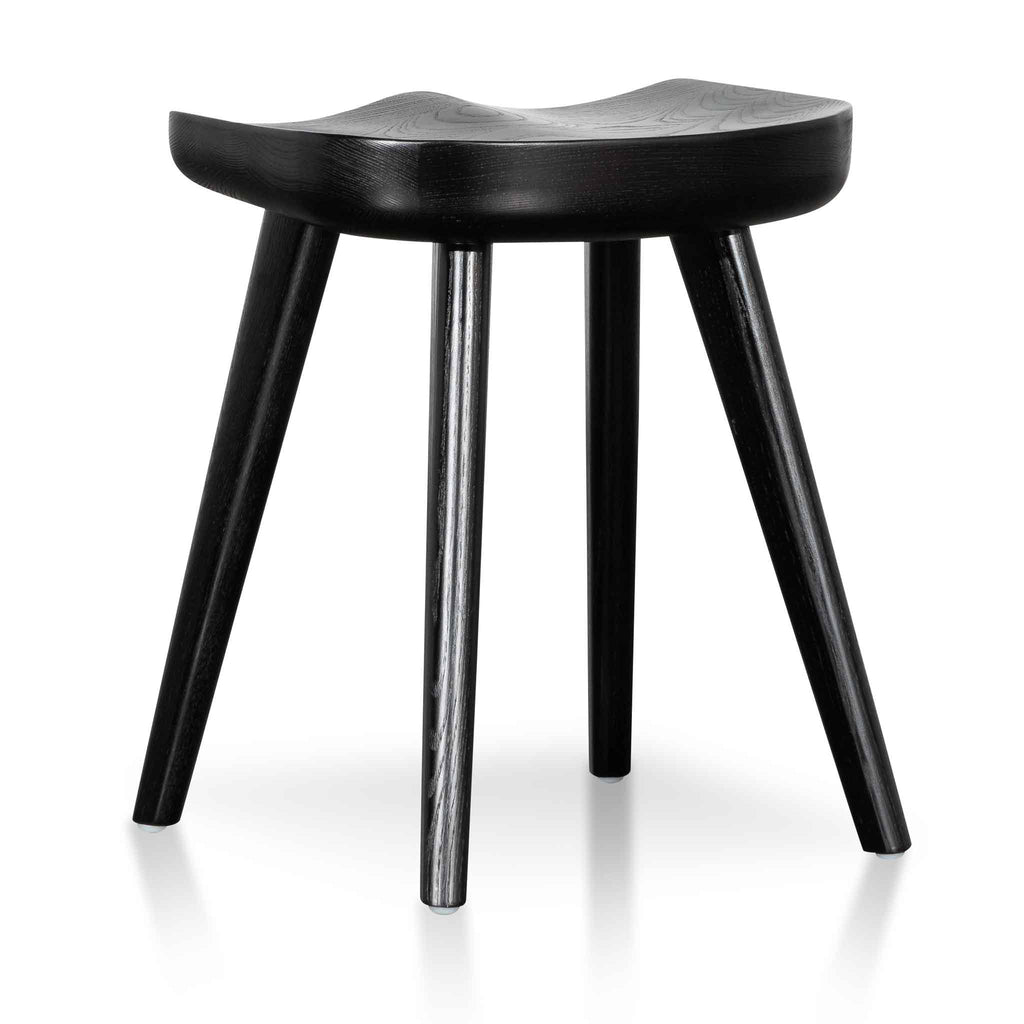 45cm Barstool - Black (Set of 2)