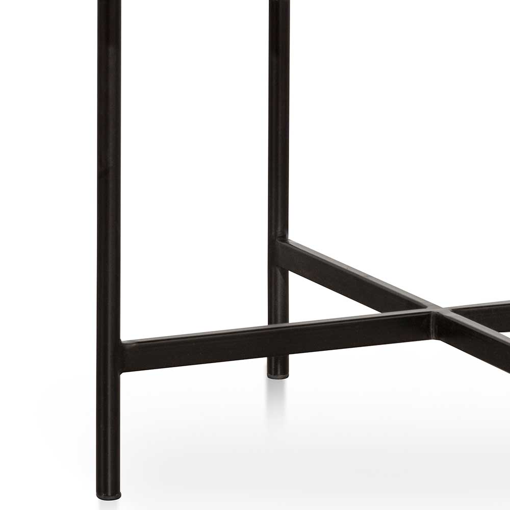 48cm Amalfi Low Stool - White