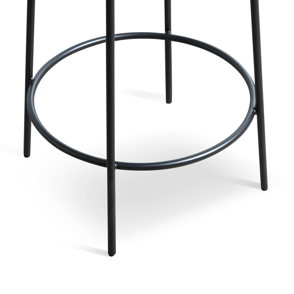 65cm Amalfi Bar Stool - Black - Last one