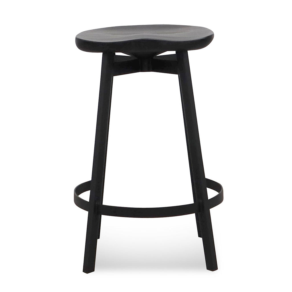 65cm Amalfi Bar Stool - Black