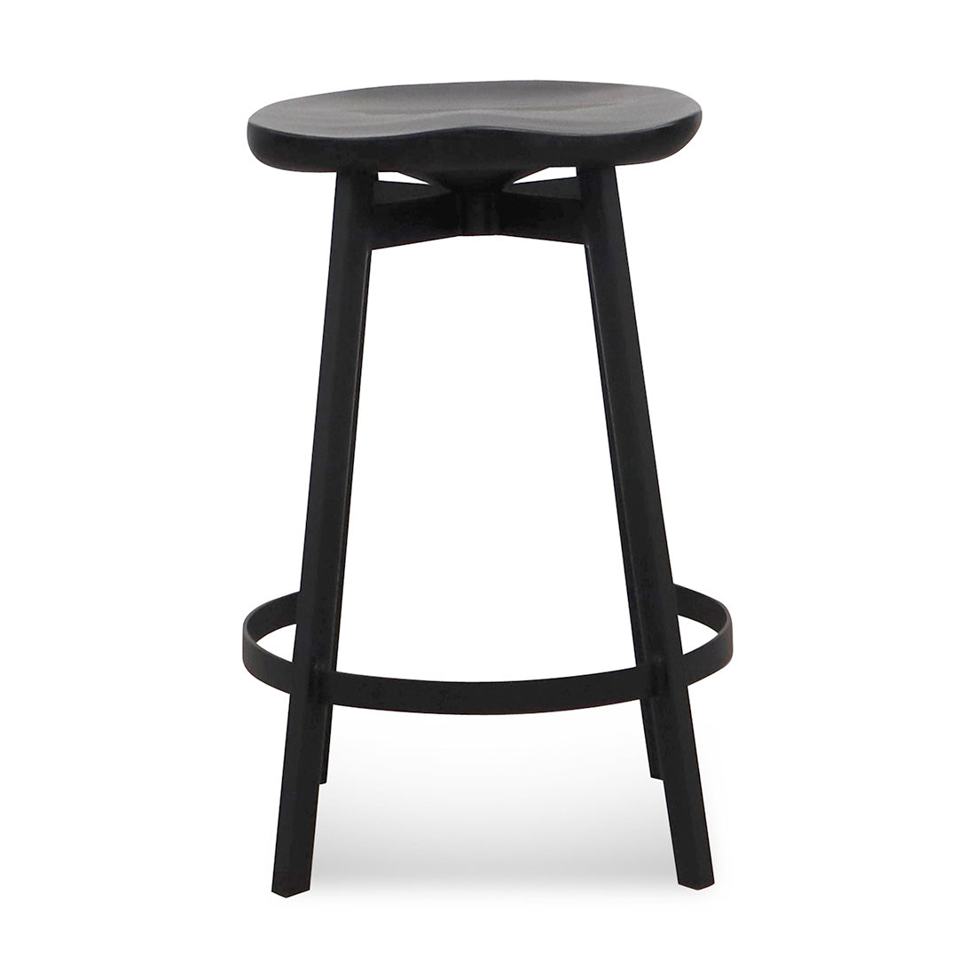 65cm Amalfi Bar Stool - Black