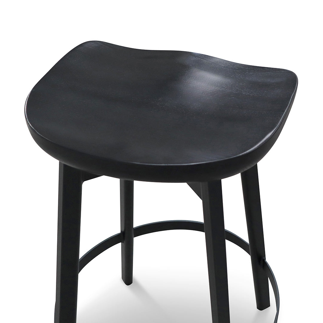 65cm Amalfi Bar Stool - Black