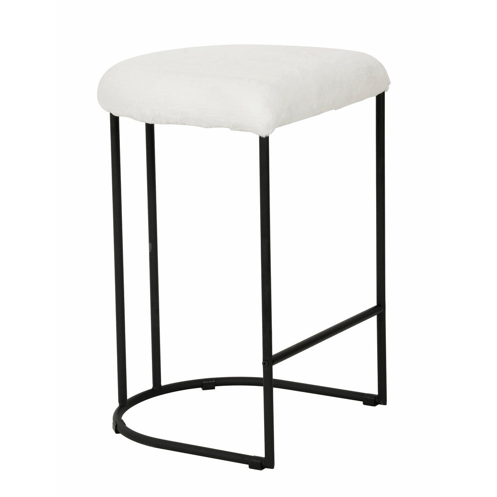 65cm Amalfi Bar Stool - Cloud Fur (Set of 2)