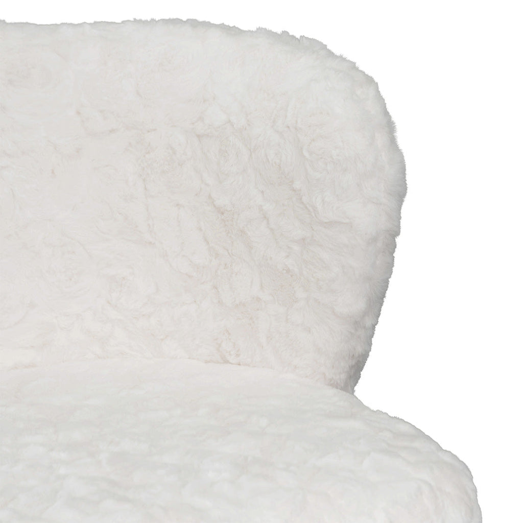 65cm Fabric Amalfi Bar Stool - Cloud Fur (Set of 2)