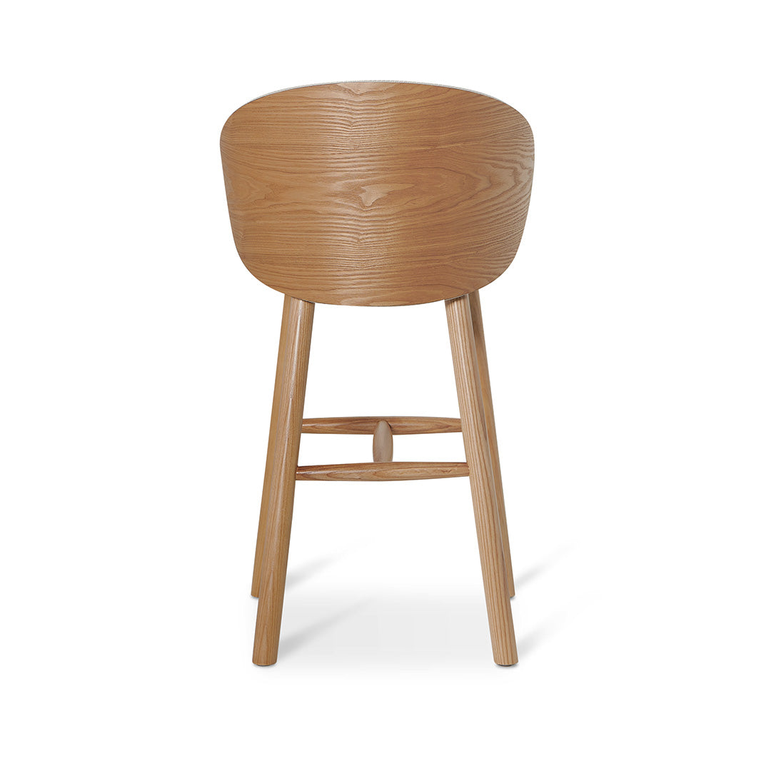 65cm Natural Amalfi Bar Stool - Beige