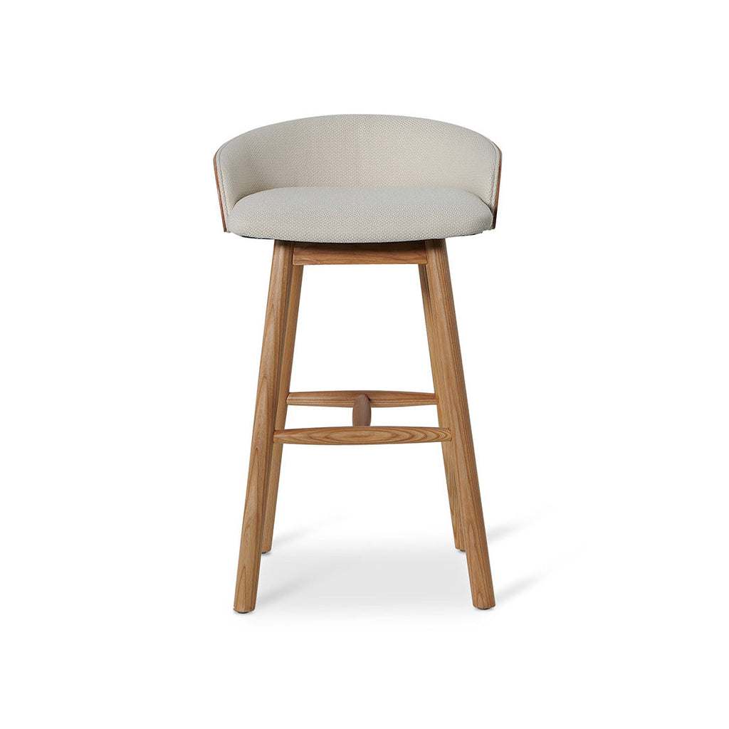 65cm Natural Amalfi Bar Stool - Beige