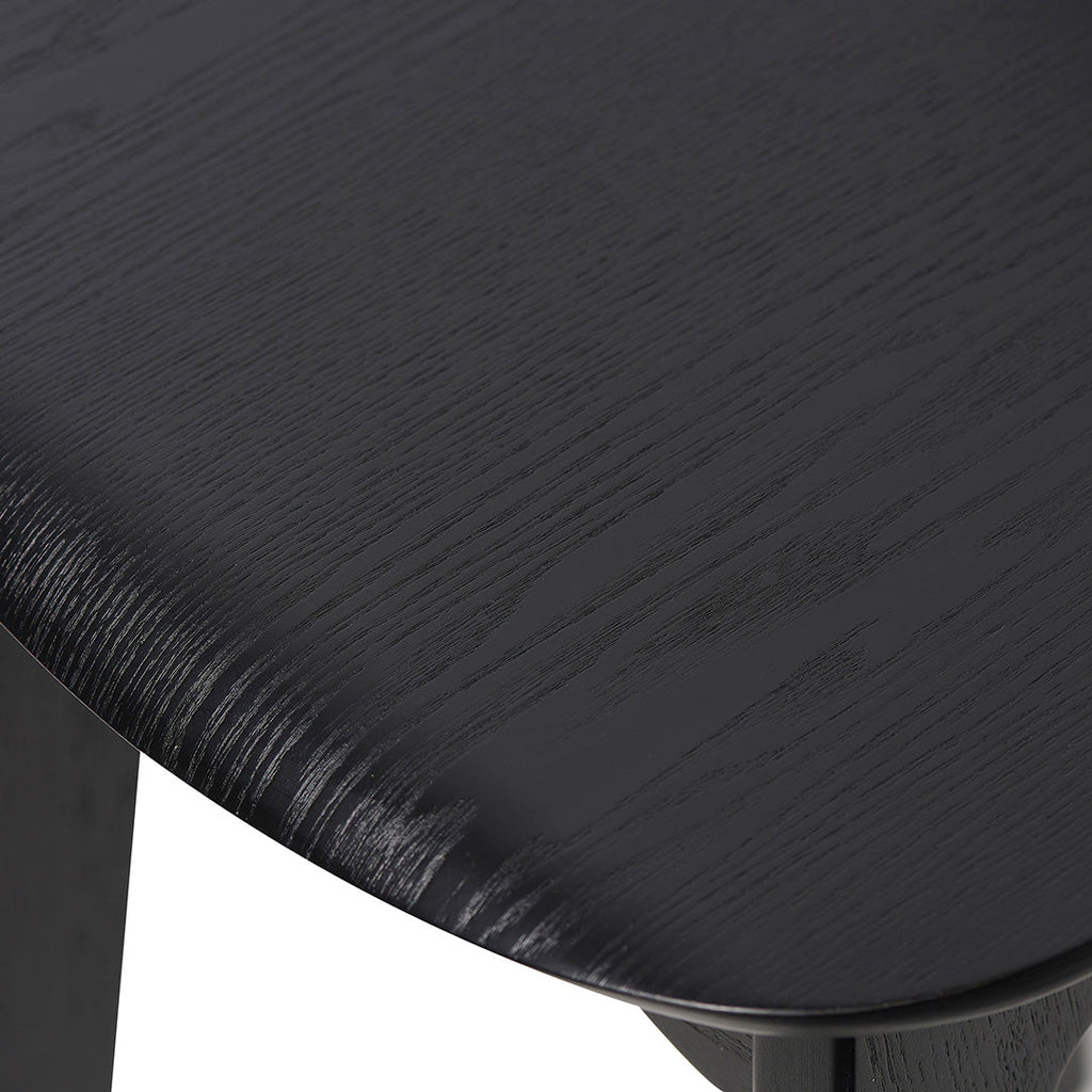 65cm Amalfi Bar Stool - Full Black