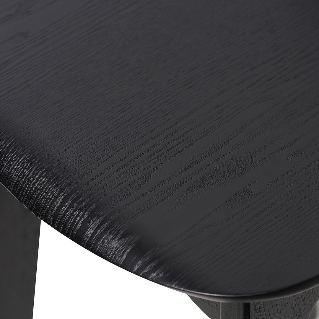65cm Amalfi Bar Stool - Full Black