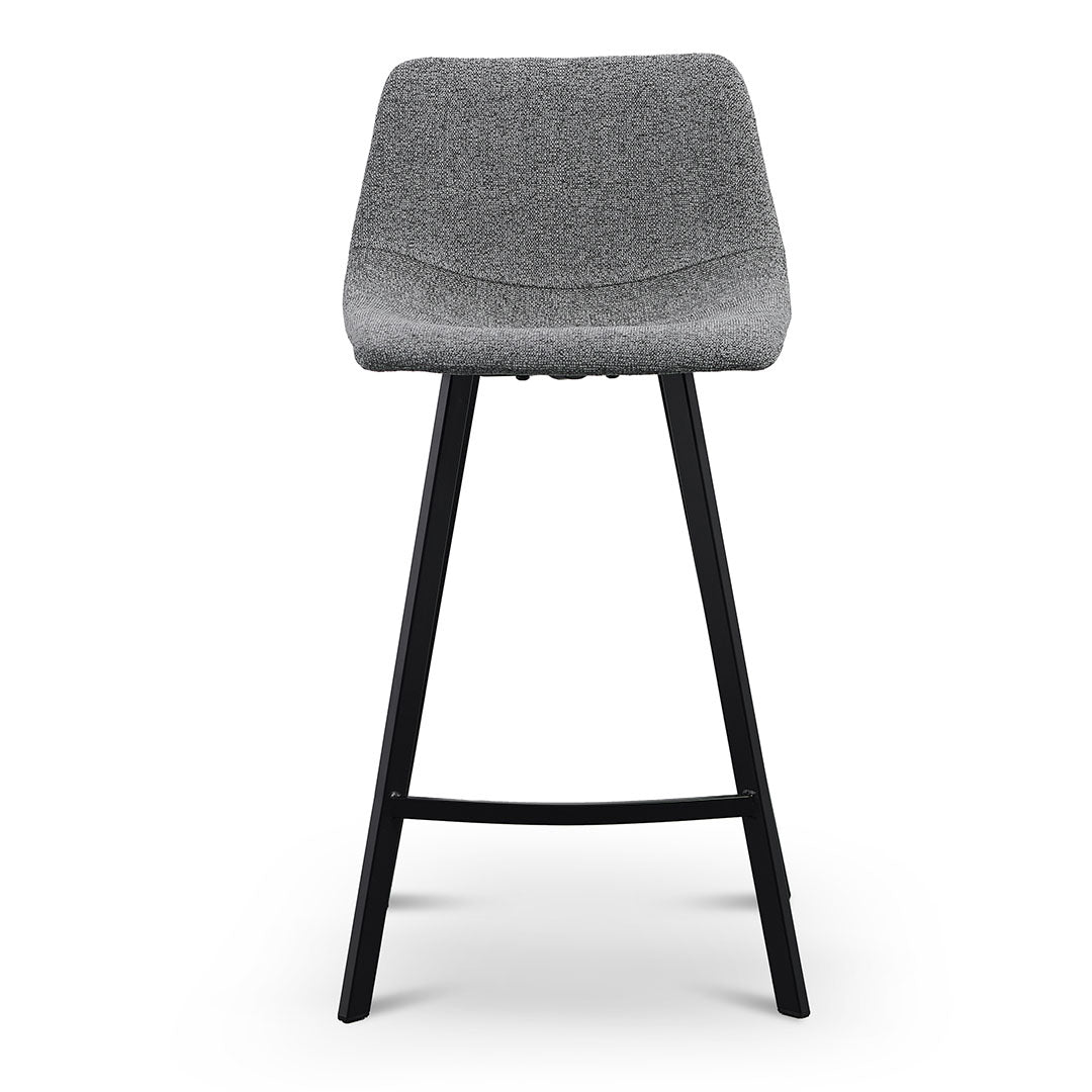 65cm Amalfi Bar Stool - Spec Charcoal (Set of 2)
