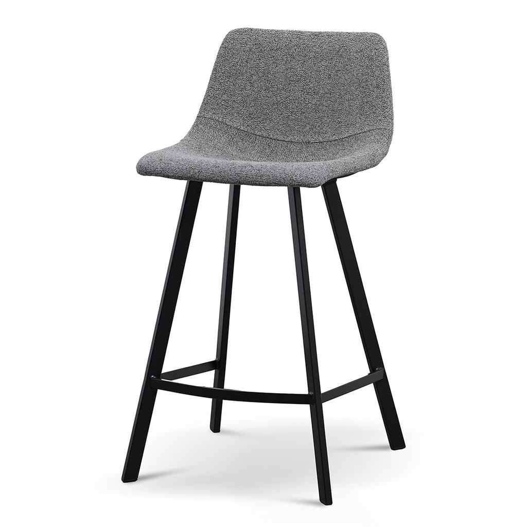 65cm Amalfi Bar Stool - Spec Charcoal (Set of 2)
