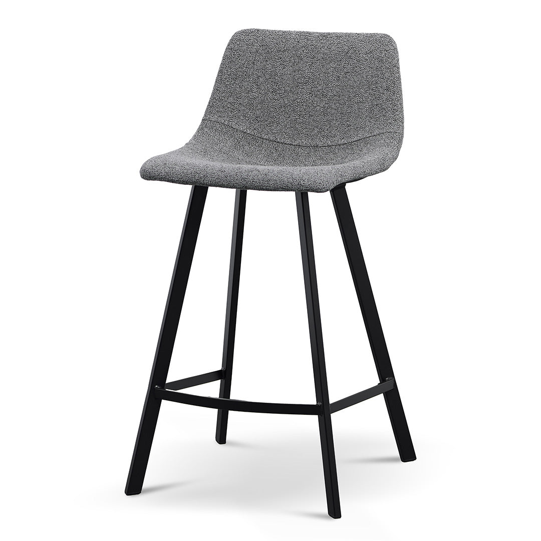 65cm Amalfi Bar Stool - Spec Charcoal (Set of 2)