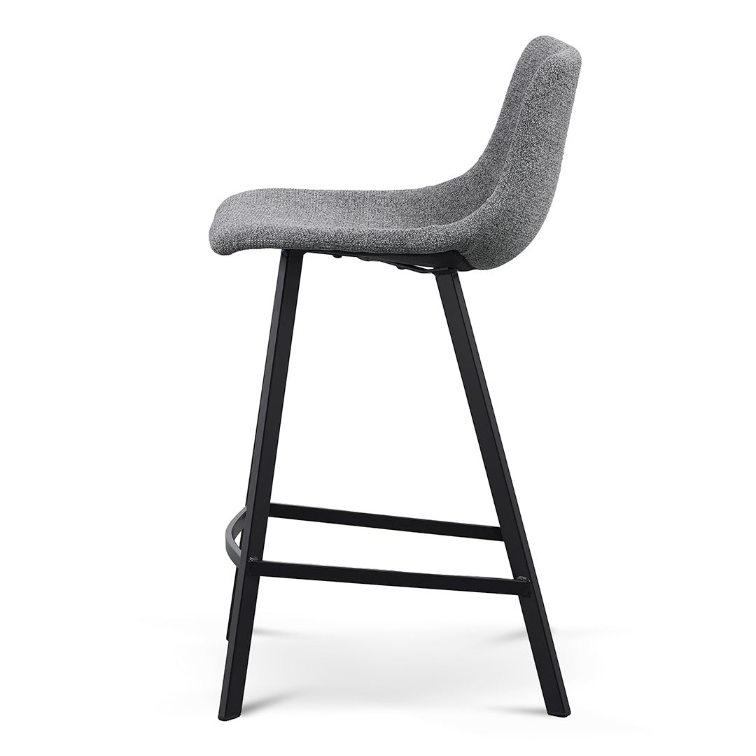 65cm Amalfi Bar Stool - Spec Charcoal (Set of 2)