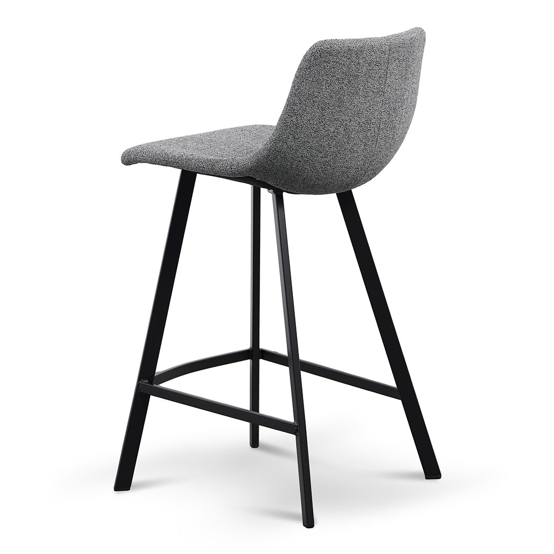 65cm Amalfi Bar Stool - Spec Charcoal (Set of 2)