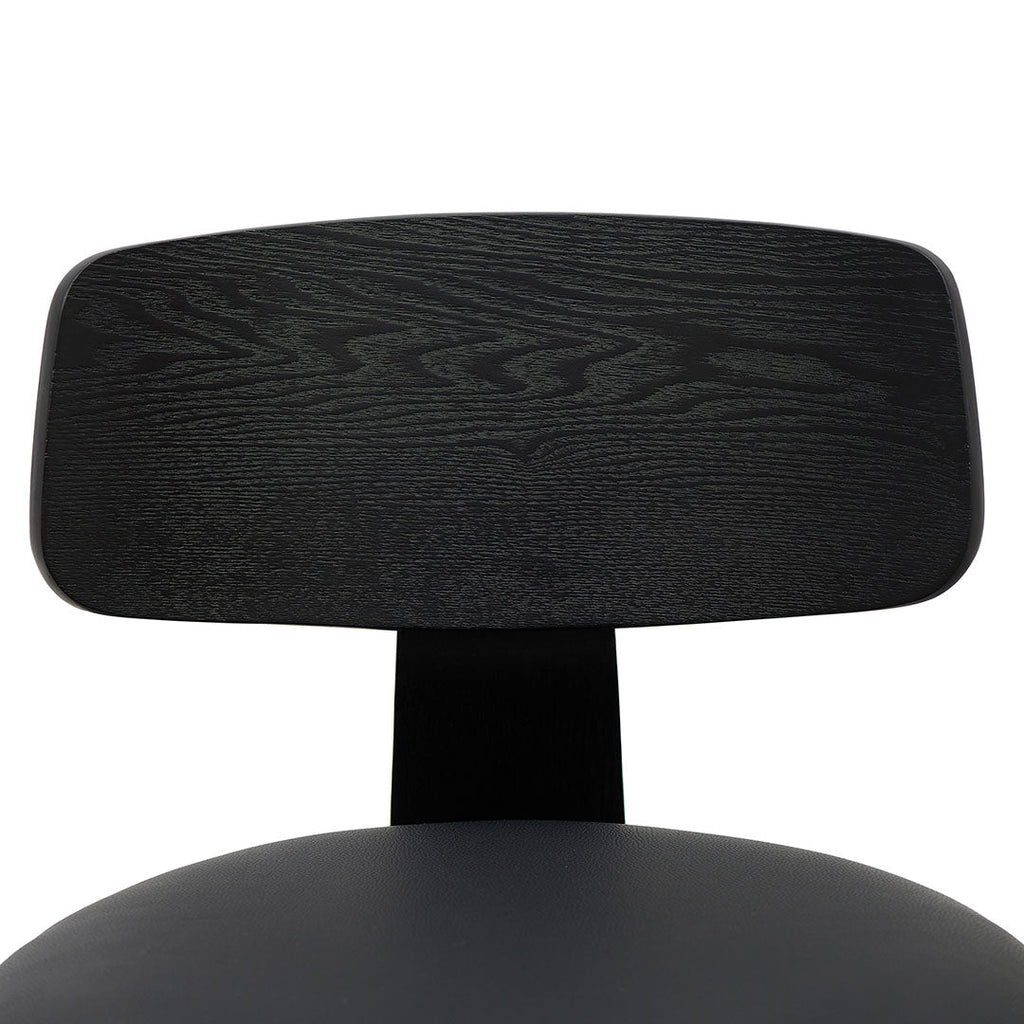 Amalfi Bar Stool - Full Black