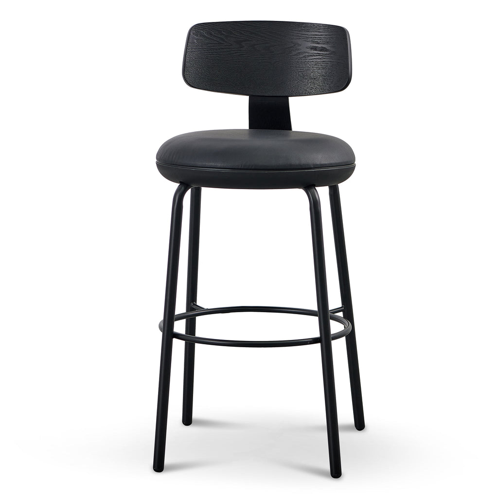 Amalfi Bar Stool - Full Black