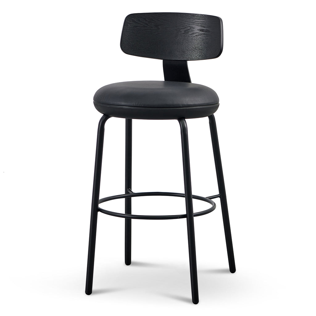 Amalfi Bar Stool - Full Black