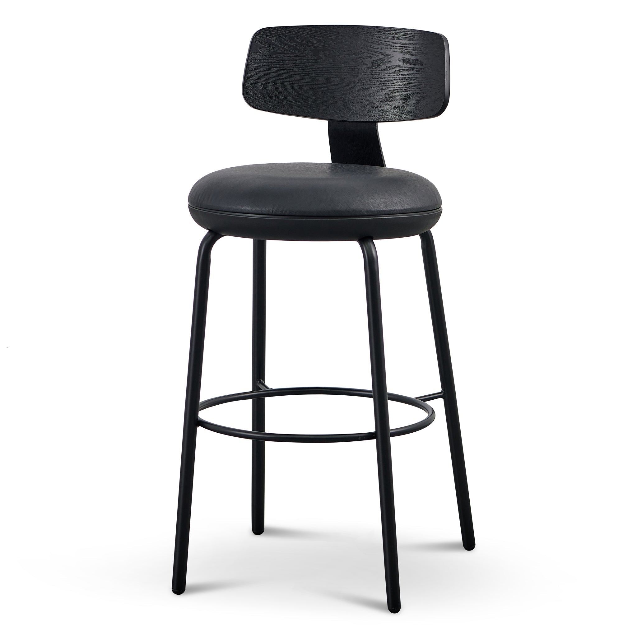 Amalfi Bar Stool - Full Black