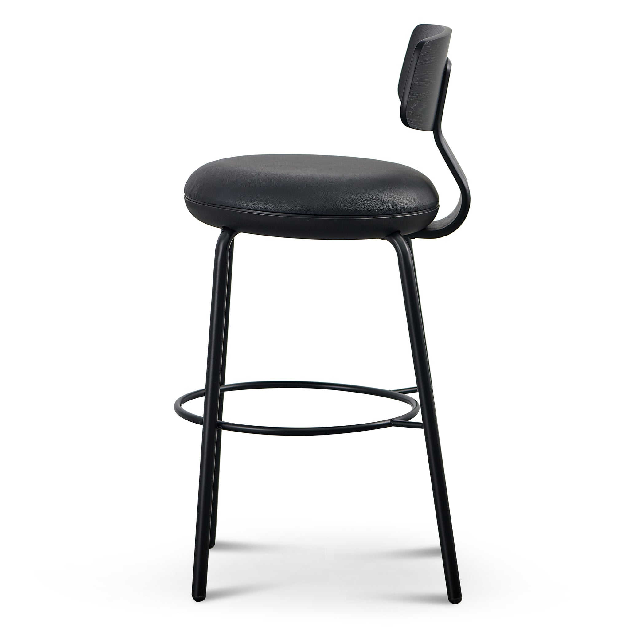 Amalfi Bar Stool - Full Black