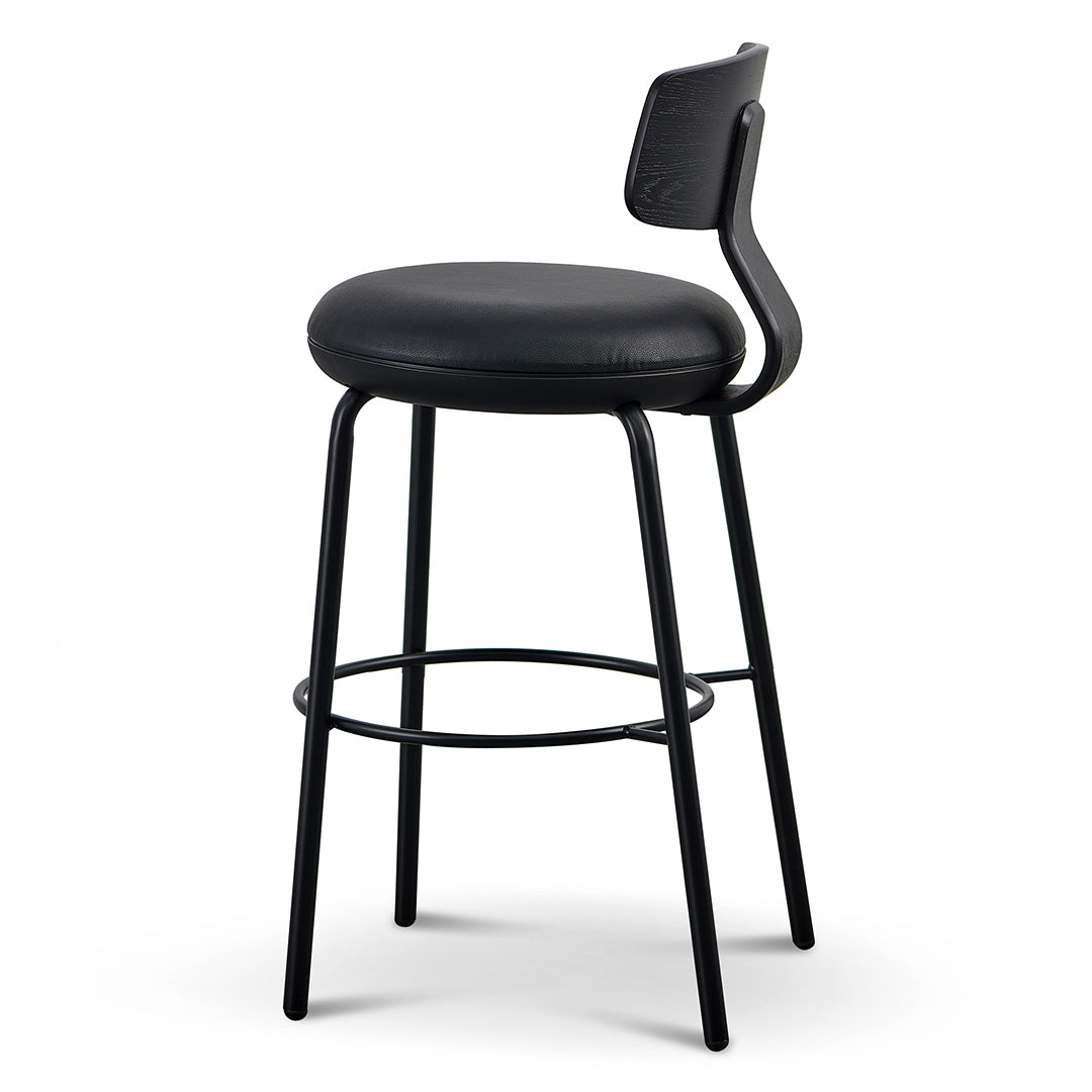 Amalfi Bar Stool - Full Black
