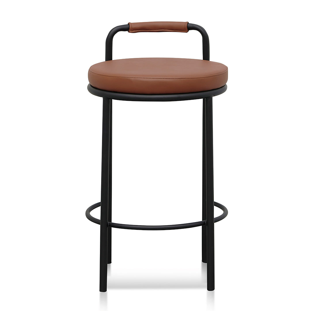 65cm Amalfi Bar Stool - Brown (Set of 2)