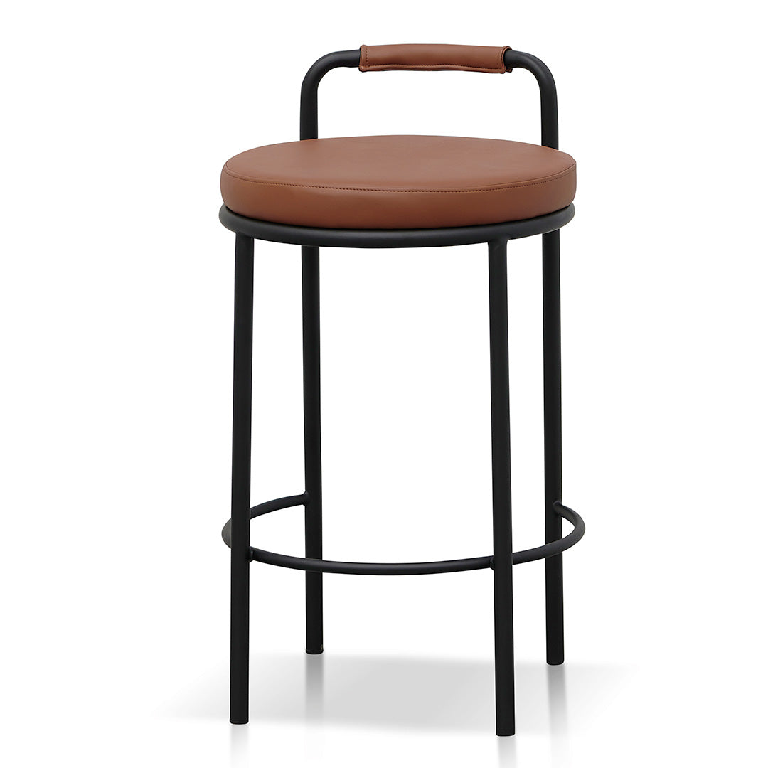 65cm Amalfi Bar Stool - Brown (Set of 2)