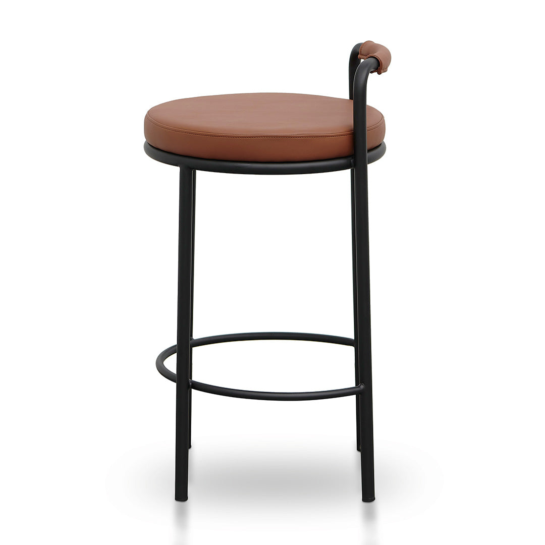 65cm Amalfi Bar Stool - Brown (Set of 2)