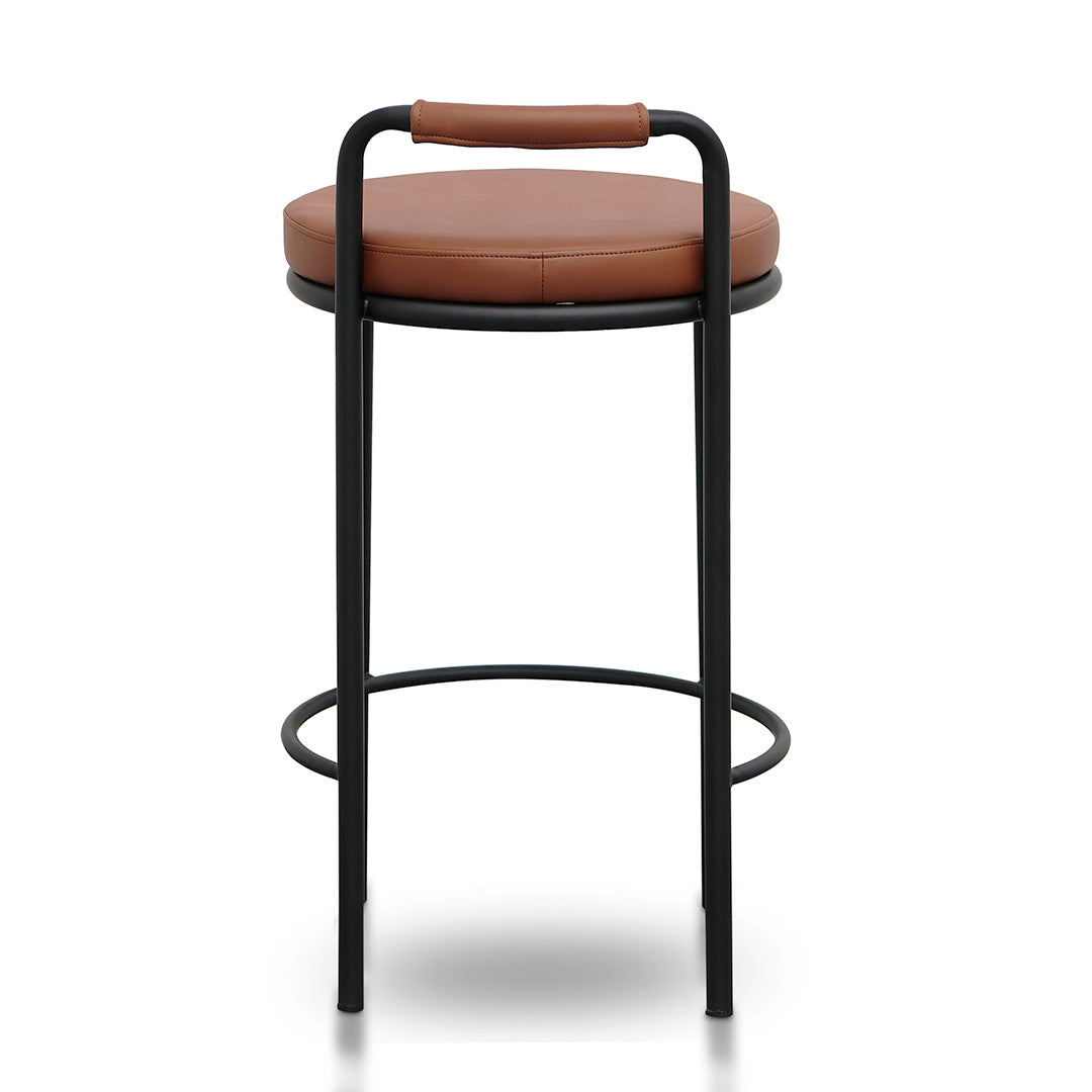 65cm Amalfi Bar Stool - Brown (Set of 2)