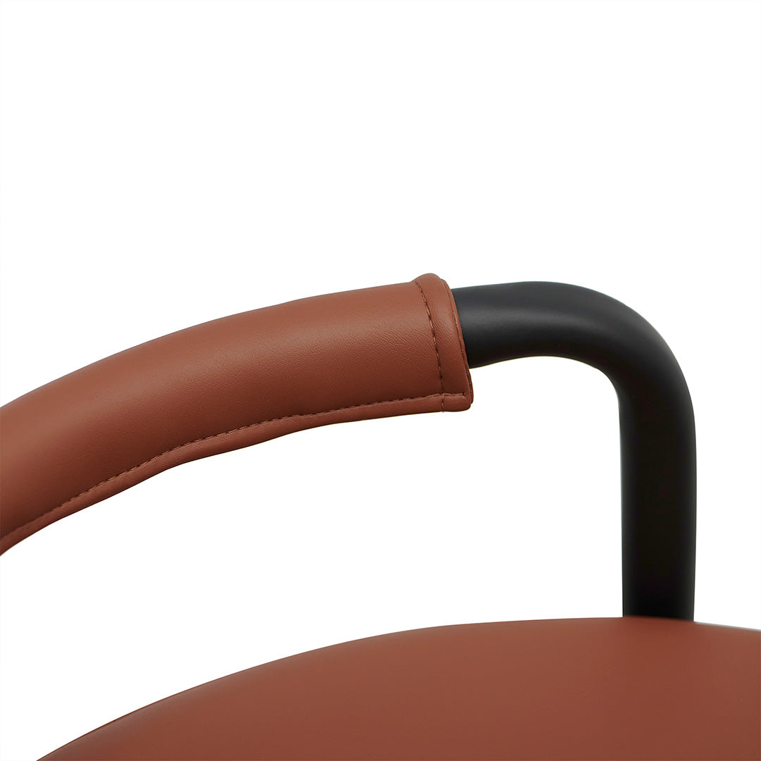 65cm Amalfi Bar Stool - Brown (Set of 2)