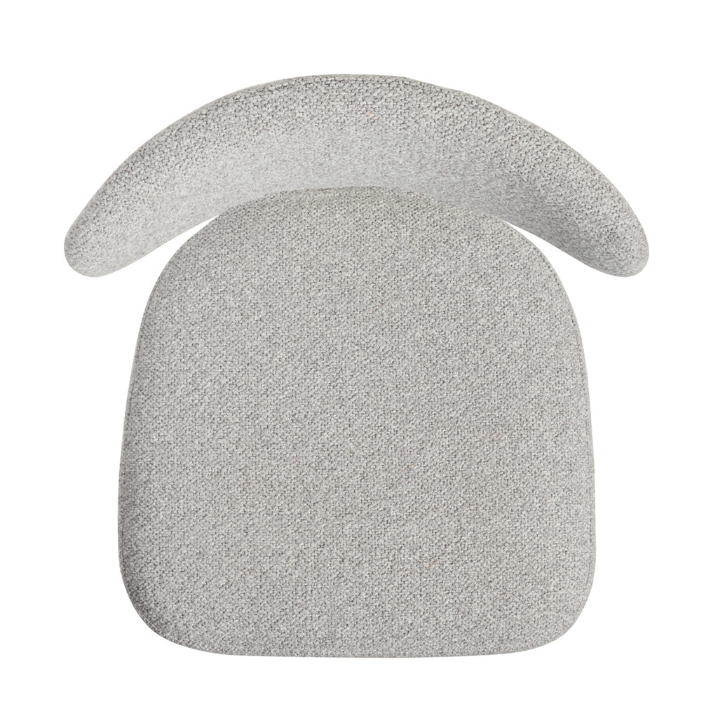 65cm White Amalfi Bar Stool - Clay Grey (Set of 2)