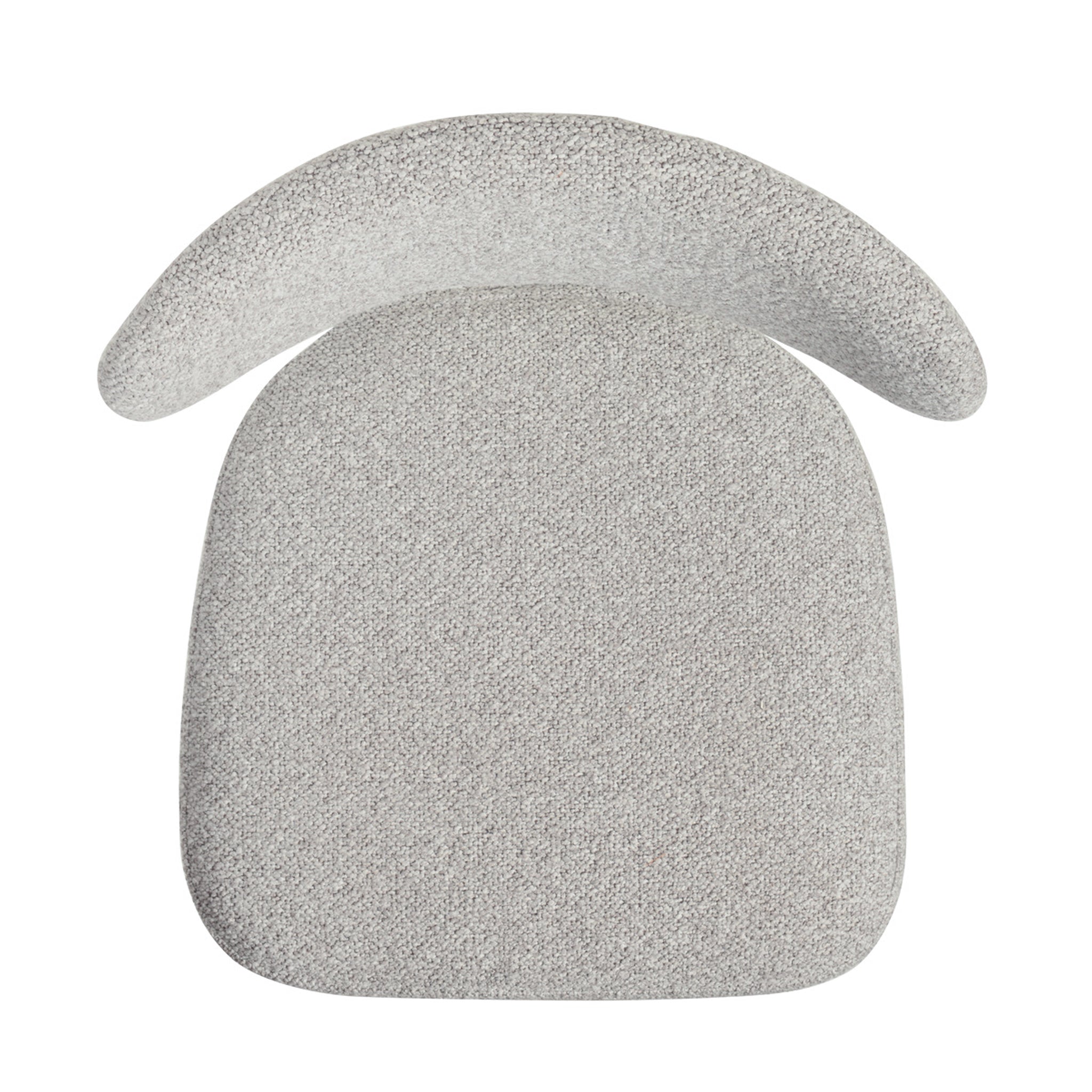 65cm White Amalfi Bar Stool - Clay Grey (Set of 2)