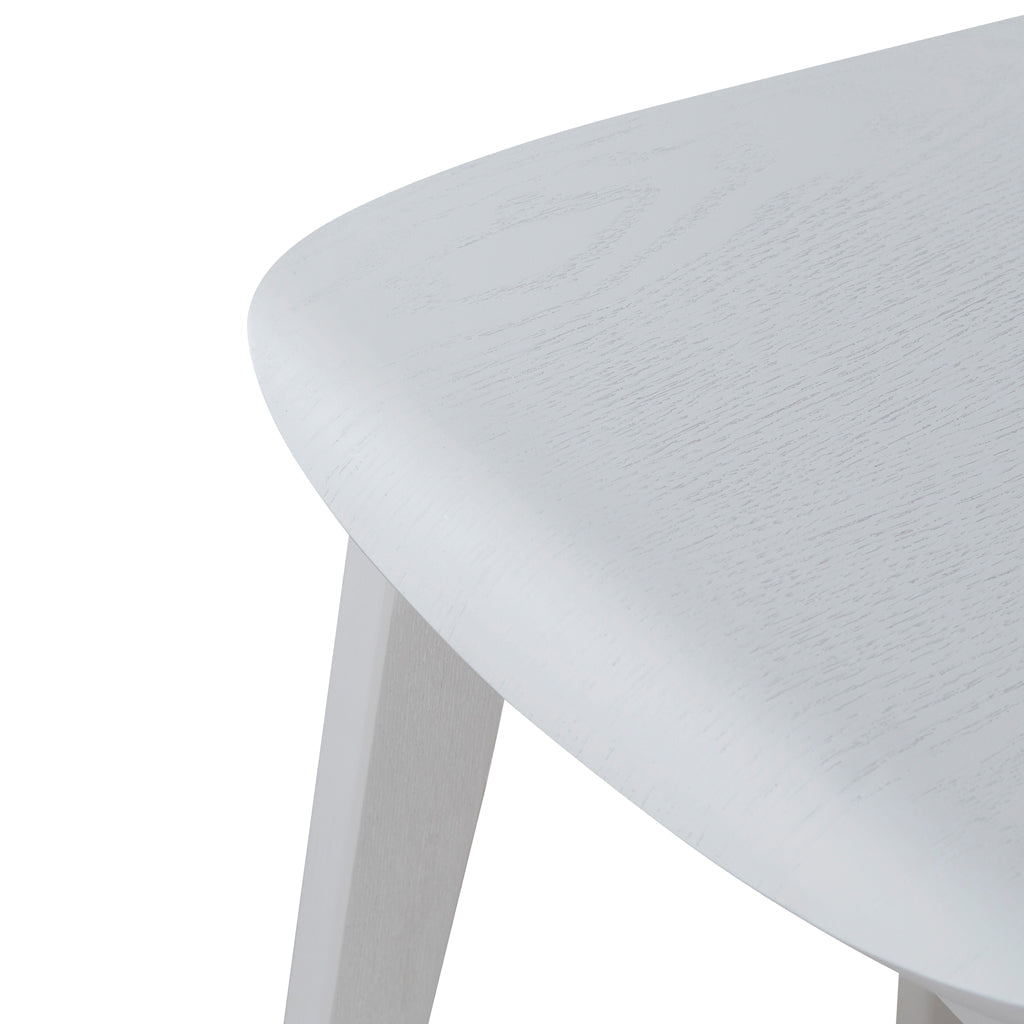 65cm Amalfi Bar Stool - Full White