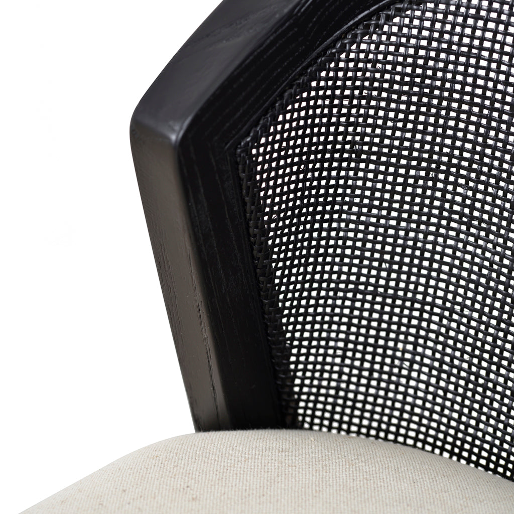 Black Elm Barstool - Dawn Beige