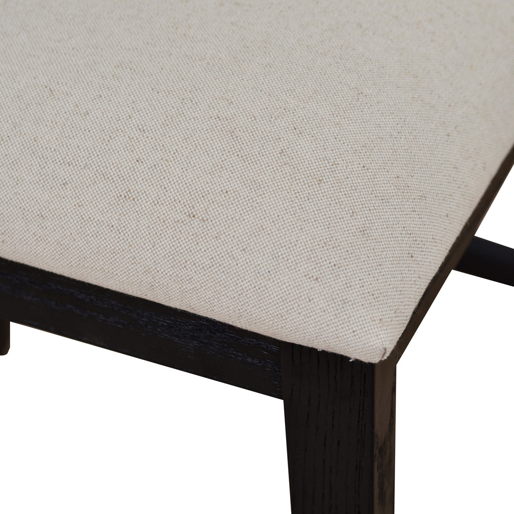 Black Elm Barstool - Dawn Beige