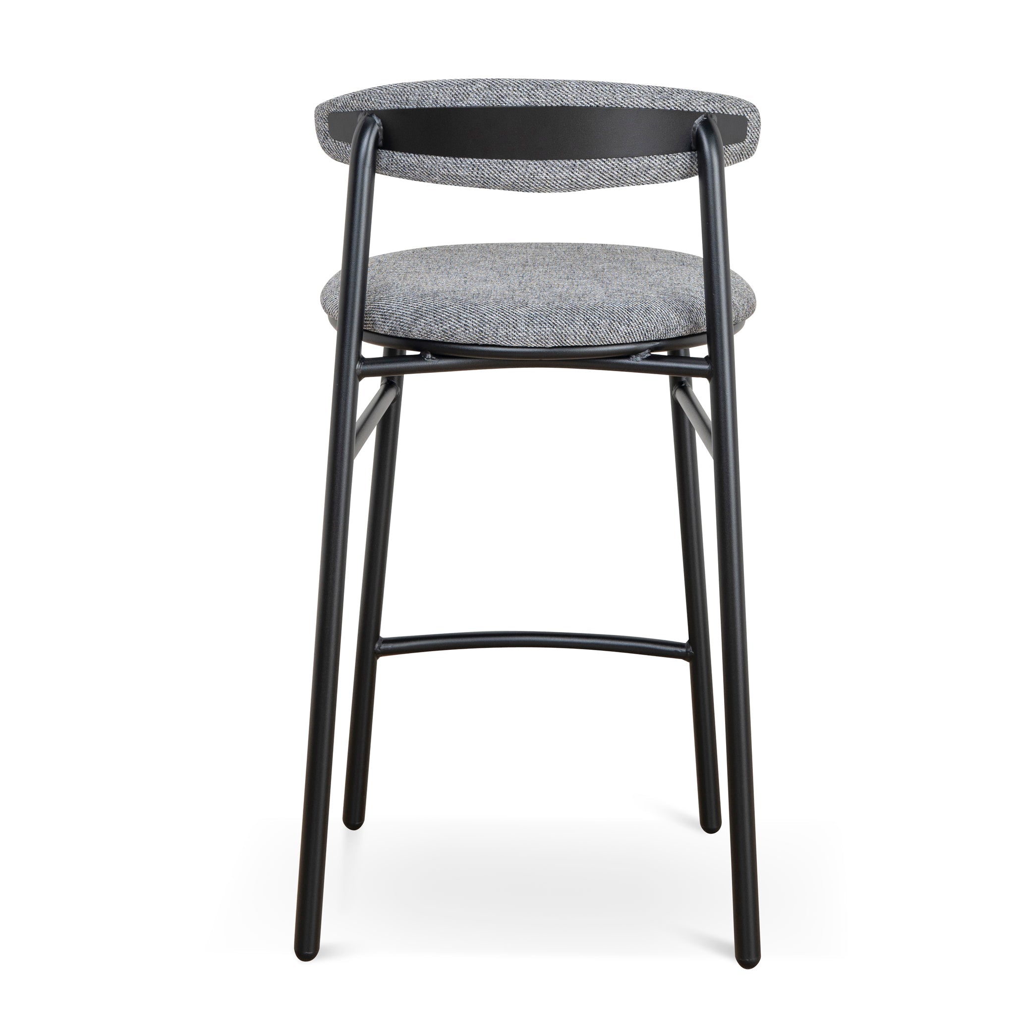 65cm Amalfi Bar Stool - Lava Grey (Set of 2)