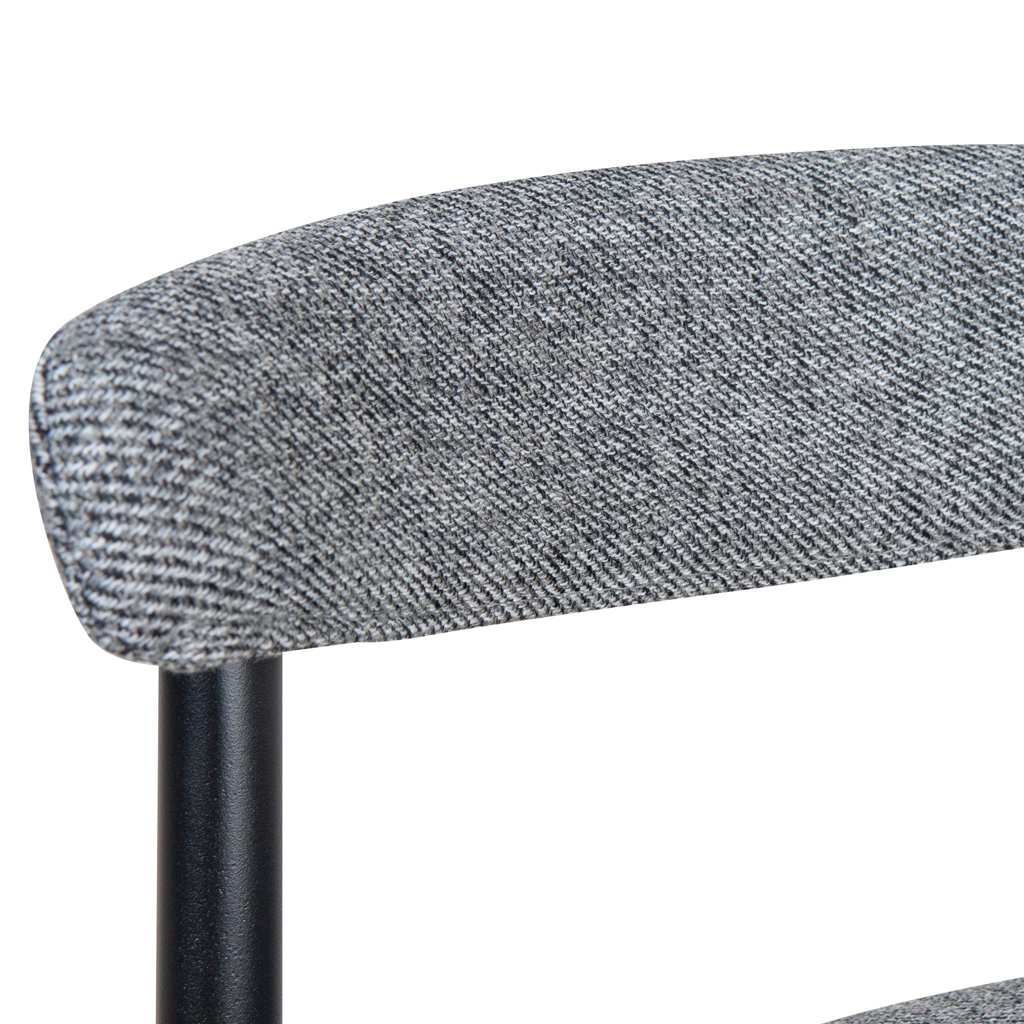 65cm Amalfi Bar Stool - Lava Grey (Set of 2)