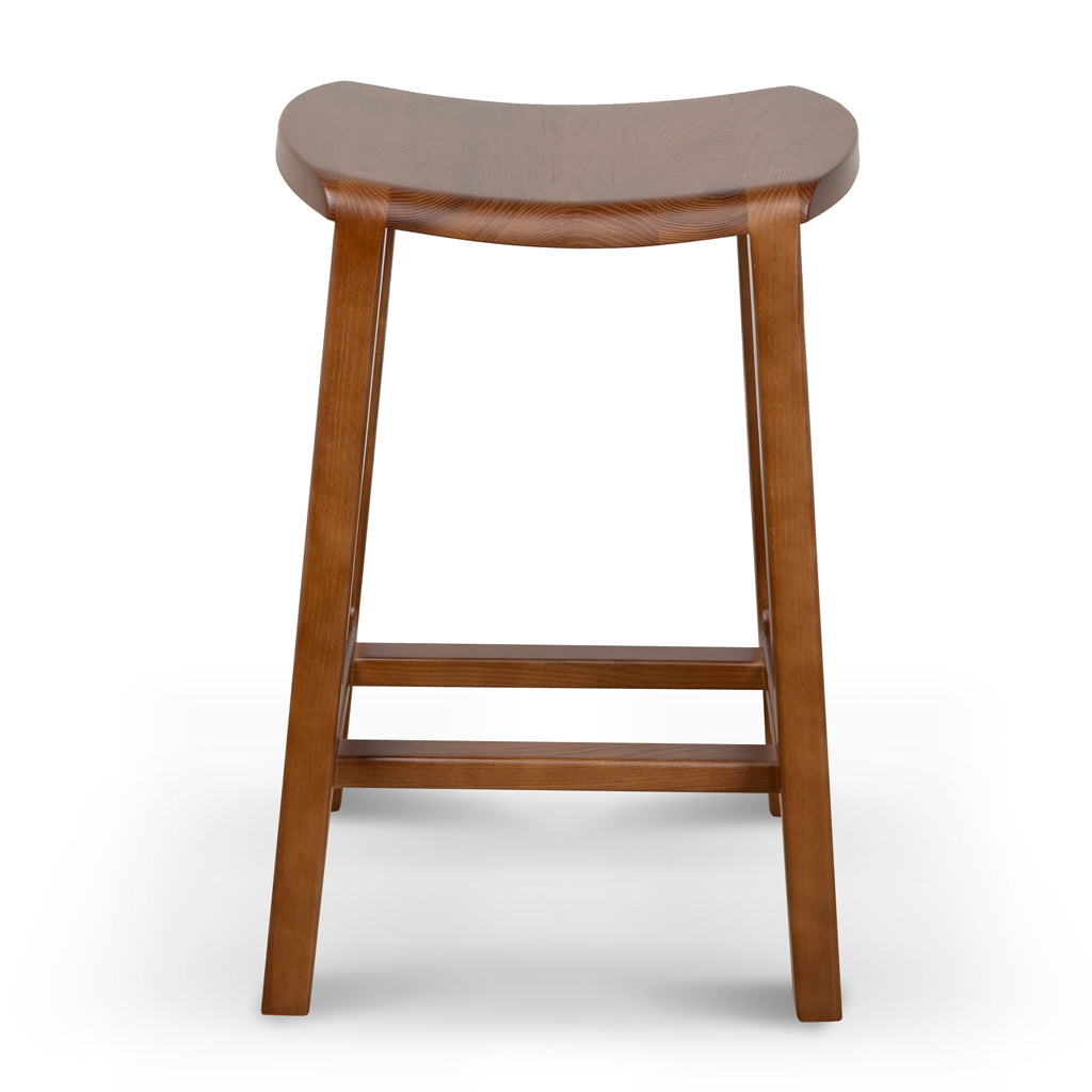 62cm Amalfi Bar Stool - Walnut