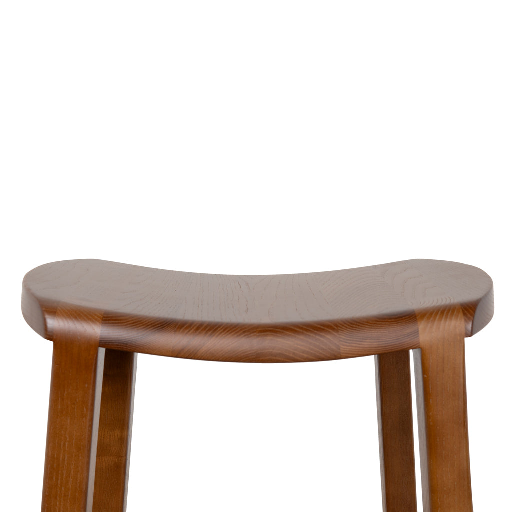 62cm Amalfi Bar Stool - Walnut
