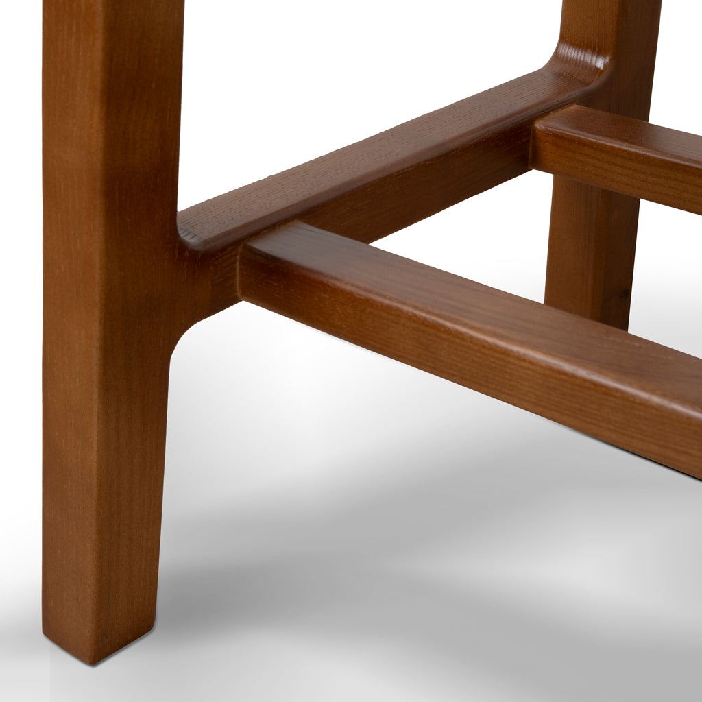 62cm Amalfi Bar Stool - Walnut